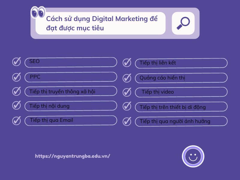 Lợi ích của digital marketing - Cách sử dụng Digital Marketing để đạt được mục tiêu