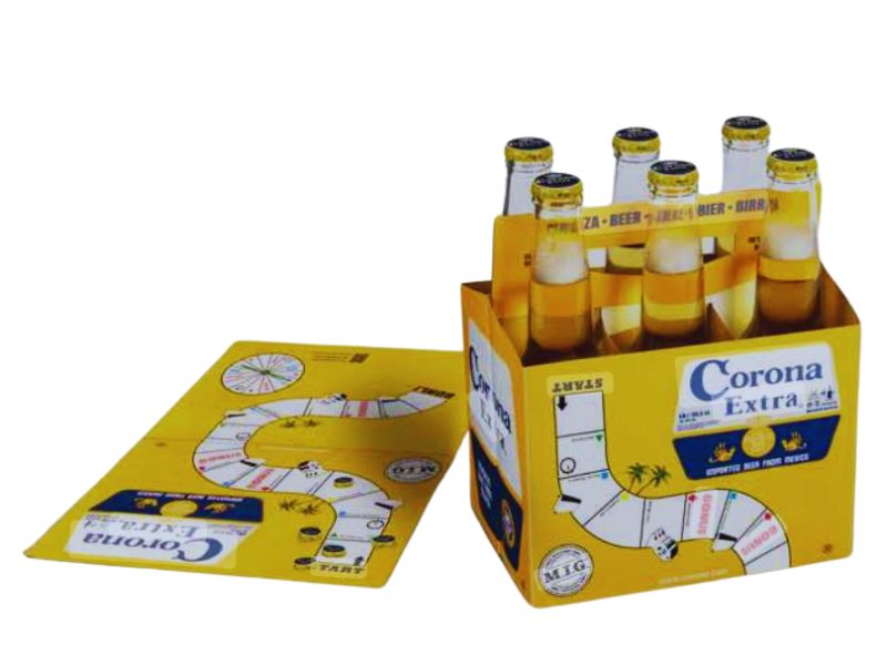 Ví dụ về thiết kế sản phẩm của Corona's Game Board