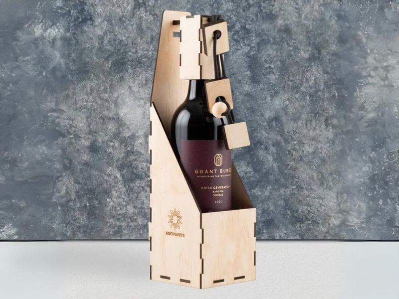 Ví dụ về thiết kế sản phẩm bao bì ấn tượng - Puzzle Wine Packaging