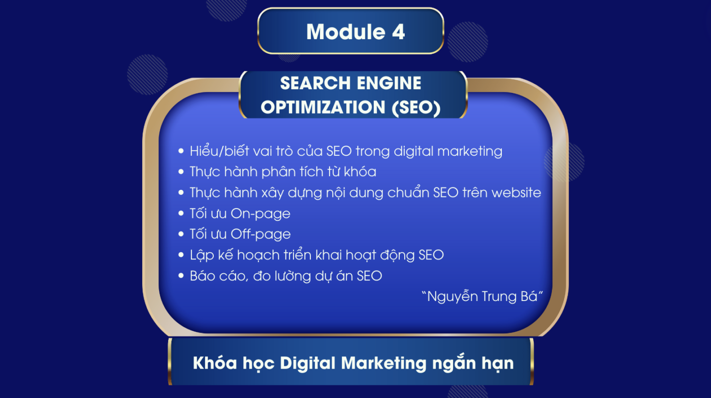 Khóa học Digital Marketing ngắn hạn tại TPHCM