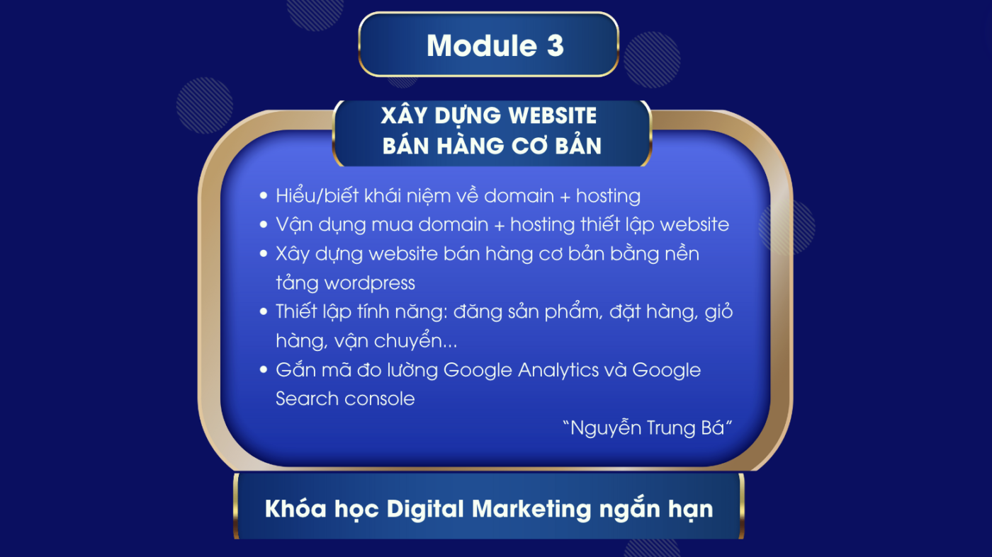 Khóa học Digital Marketing ngắn hạn tại TPHCM