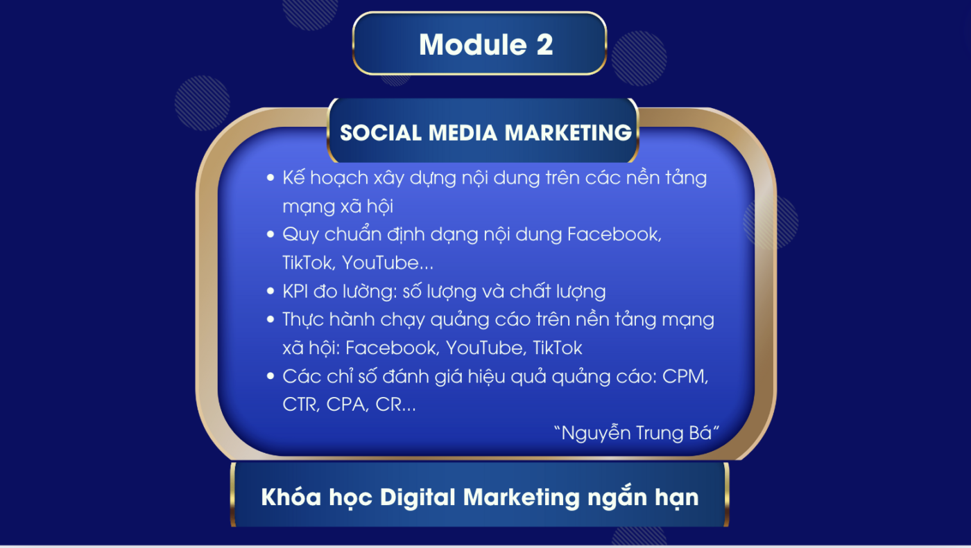 Khóa học Digital Marketing ngắn hạn tại TPHCM