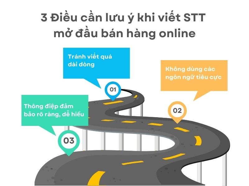 3 Điều cần lưu ý khi viết STT mở đầu bán hàng online