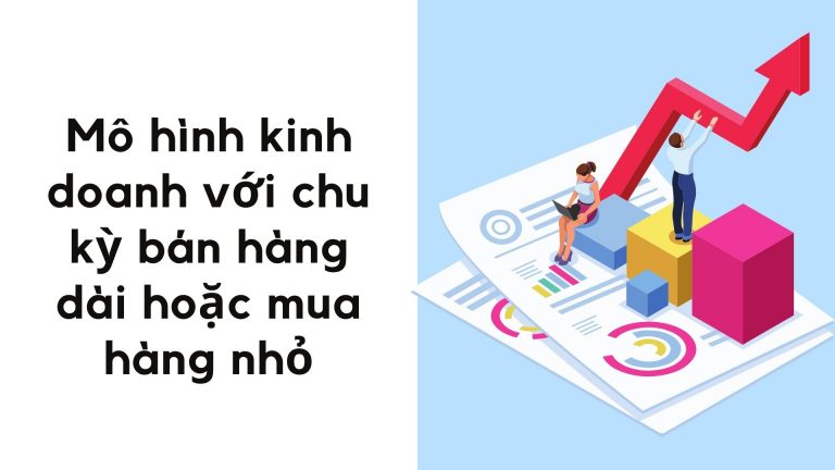 Mô hình kinh doanh với chu kỳ bán hàng dài hoặc mua hàng nhỏ