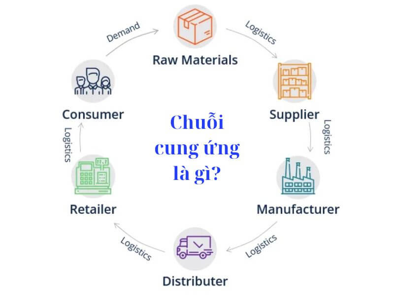 Ví dụ về chuỗi cung ứng của 1 công ty - Chuỗi cung ứng là gì