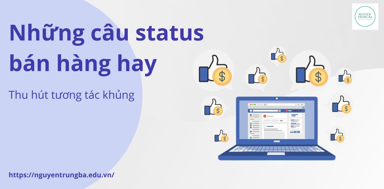 Những câu status bán hàng hay