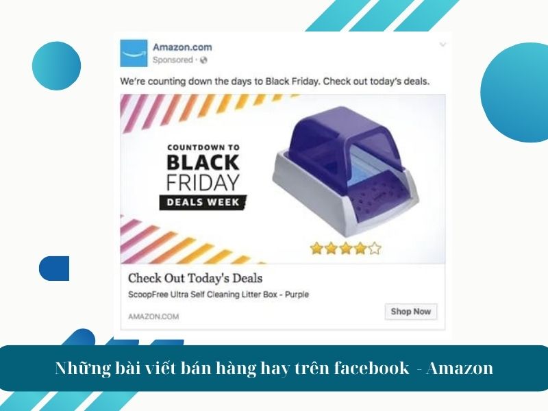 Những bài viết bán hàng hay trên facebook - Amazon