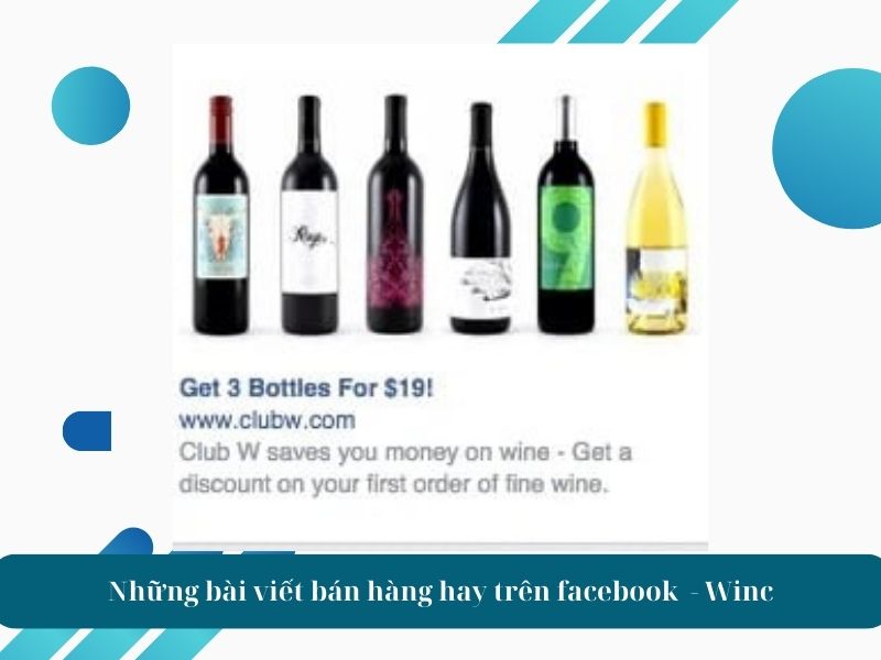 Những bài viết bán hàng hay trên facebook - Wine