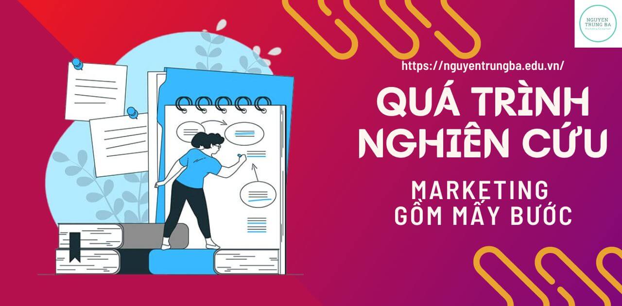 Quá trình nghiên cứu marketing gồm mấy bước