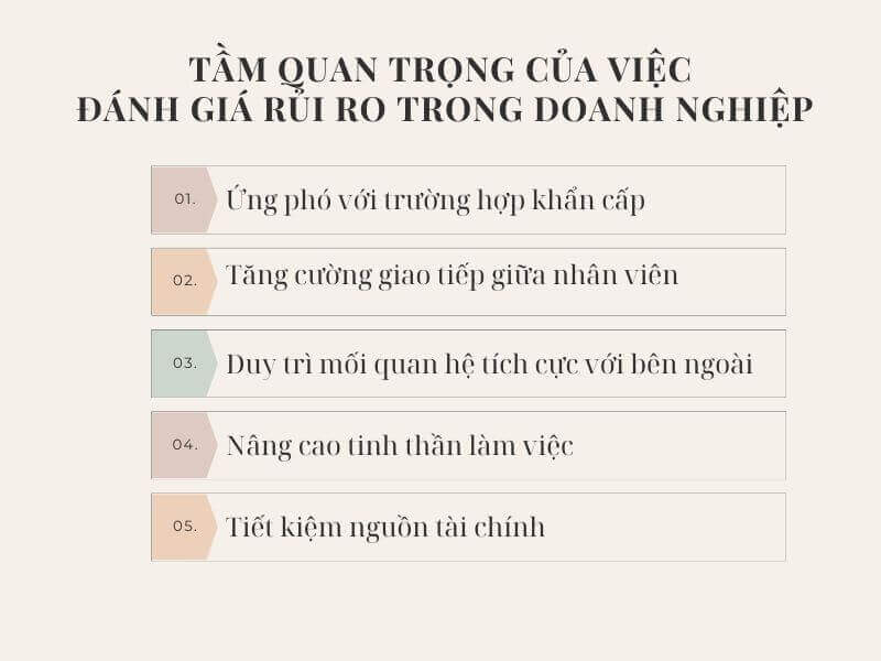 Ví dụ về rủi ro trong doanh nghiệp - Tầm quan trọng của việc đánh giá rủi ro trong doanh nghiệp