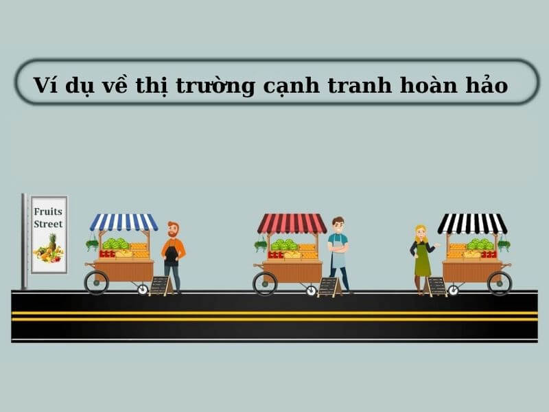 Ví dụ về thị trường cạnh tranh hoàn hảo