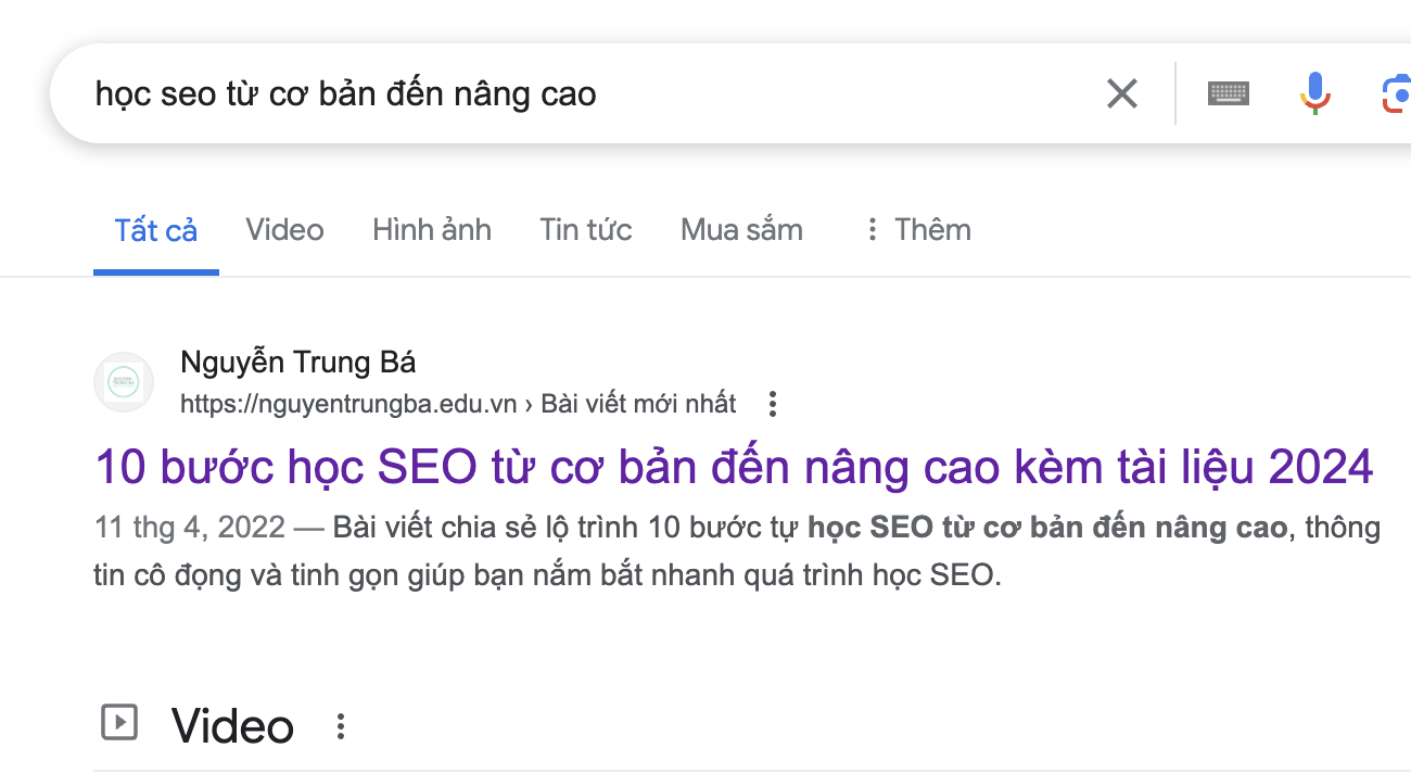 bai viet chuan seo mau